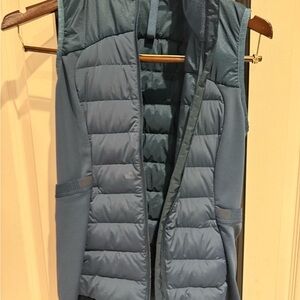 Blue Lululemon Sleeveless Puffer Vest